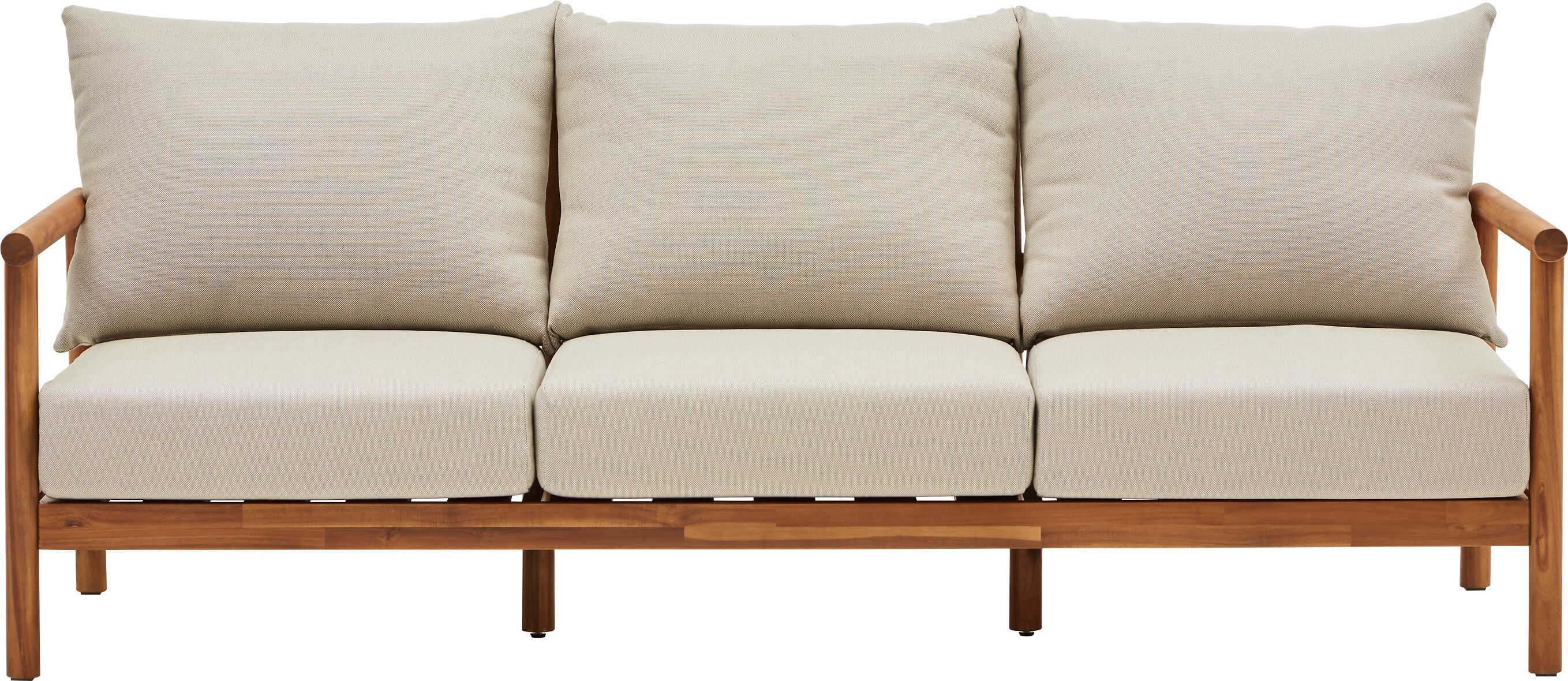 PANAREA Loungesofa - Hellgrau / B: 199.2 cm x T: 87.0 cm x H: 73.0 cm