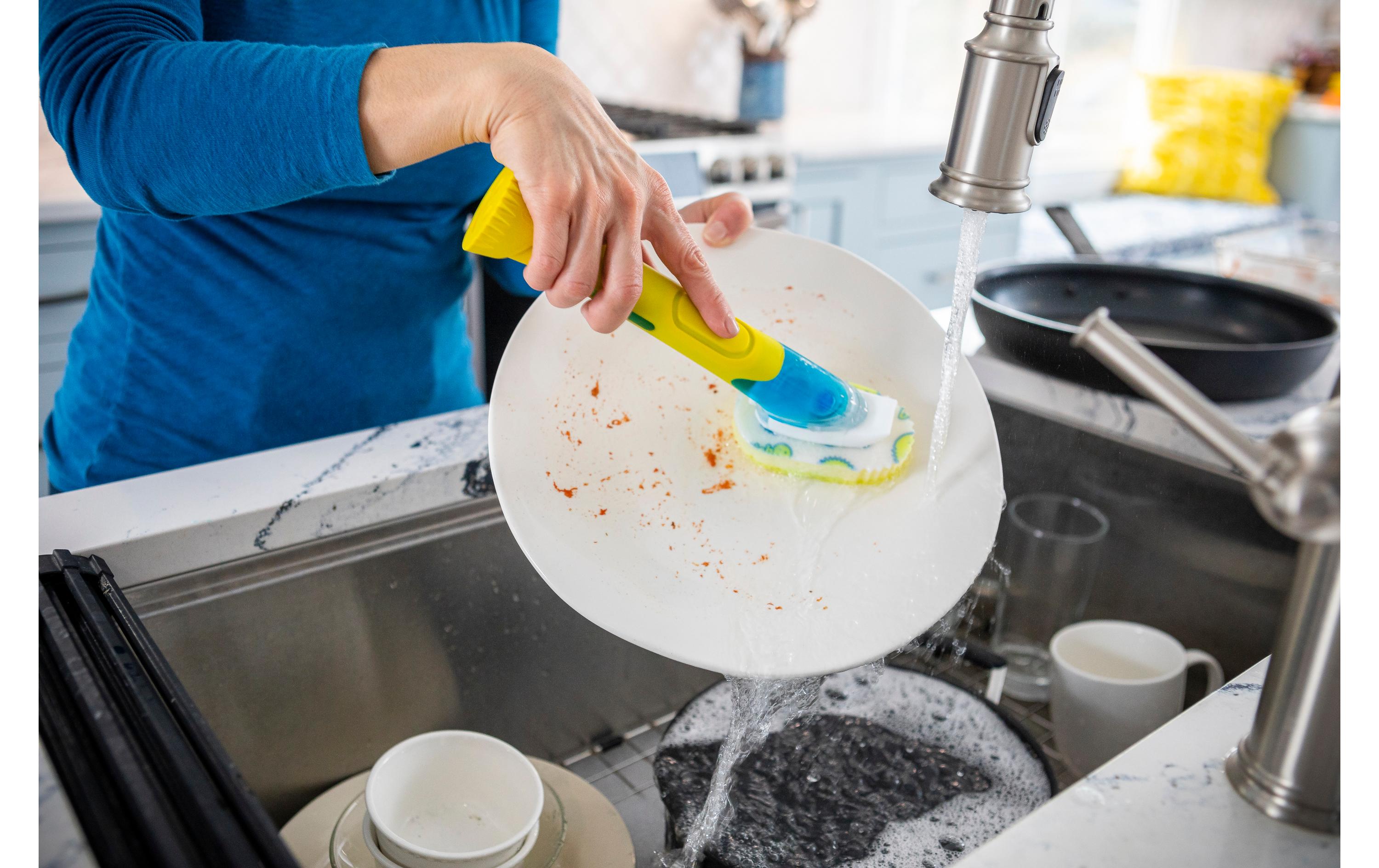 Dish Daddy Reinigungsbürste 1 StückAbwaschbürste mit auswechselbarem Kopf