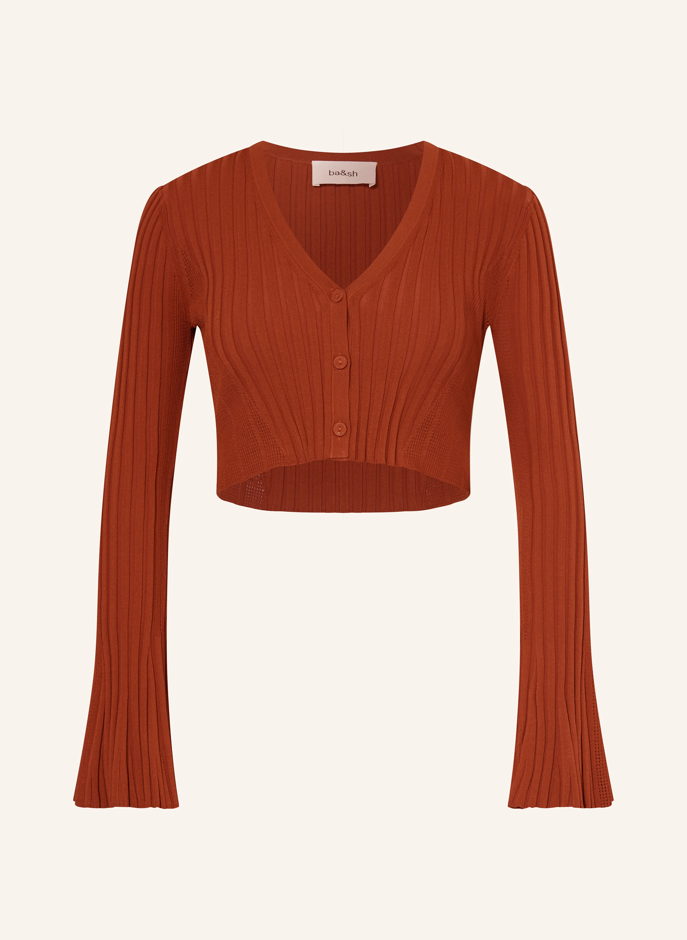 ba&sh Cropped-Strickjacke PUSHA