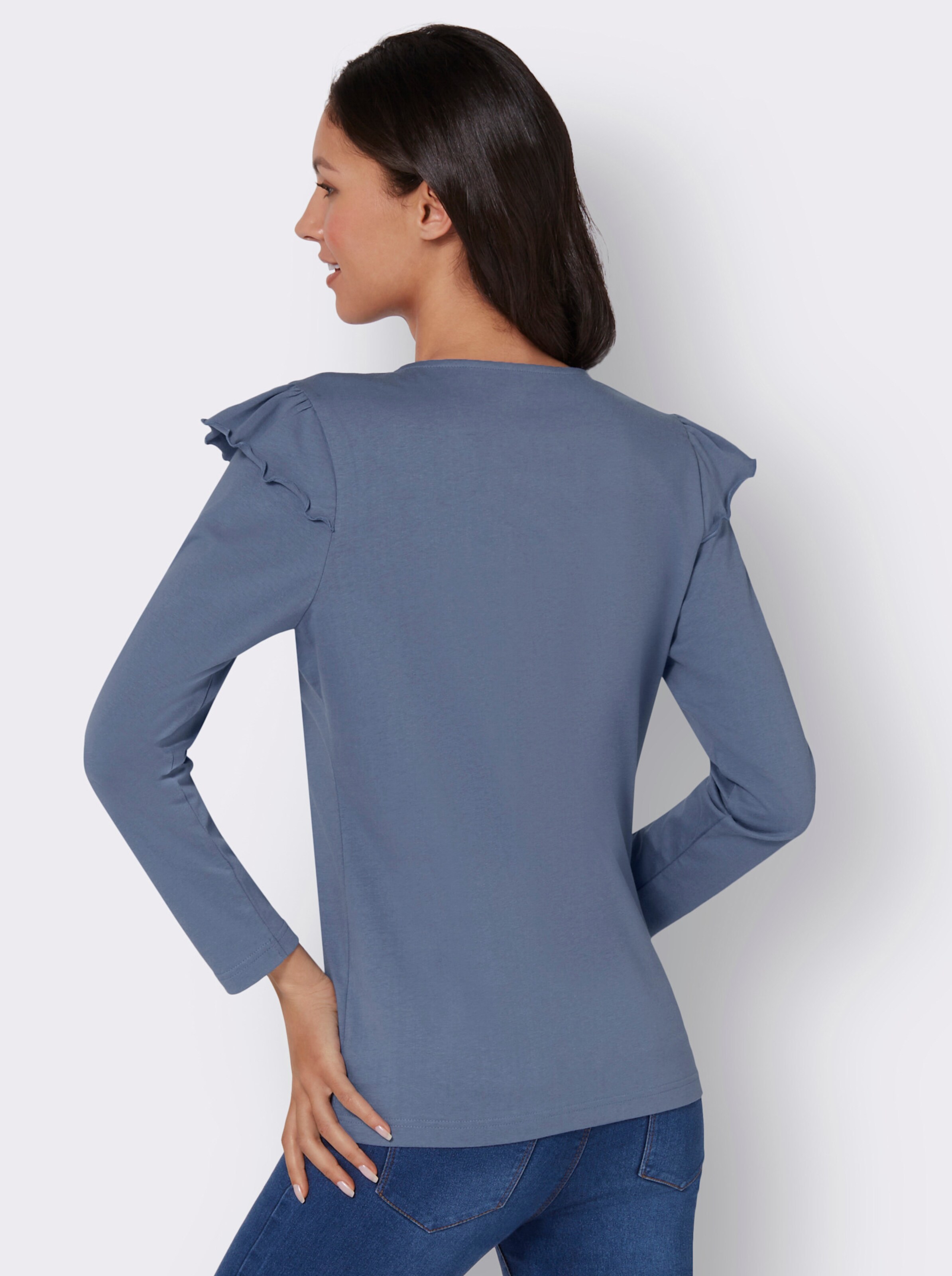 Langarmshirt mit Flügelärmeln
