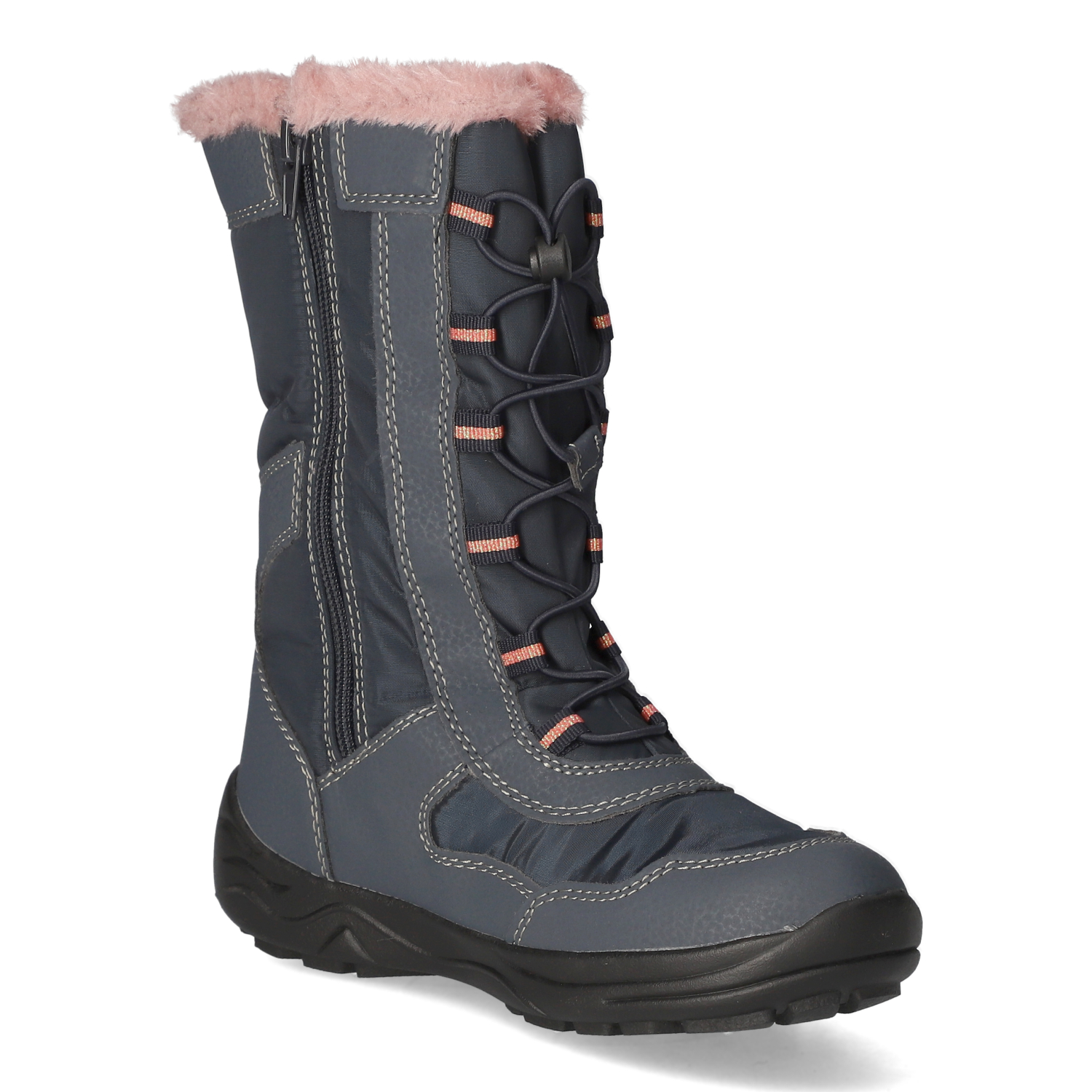 Lico Winterstiefel CATHRIN - marine/rosa