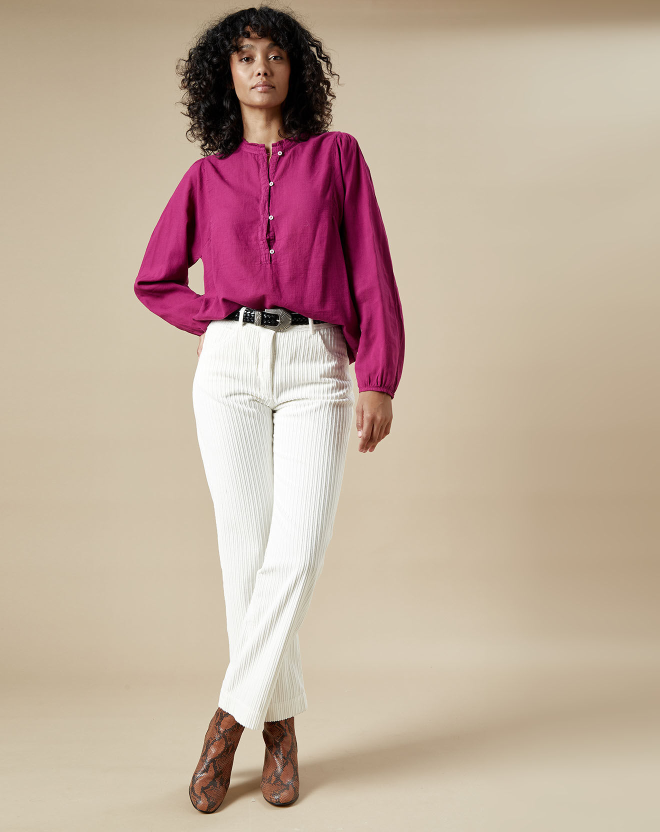 Hartford T-Shirt Turkia magenta