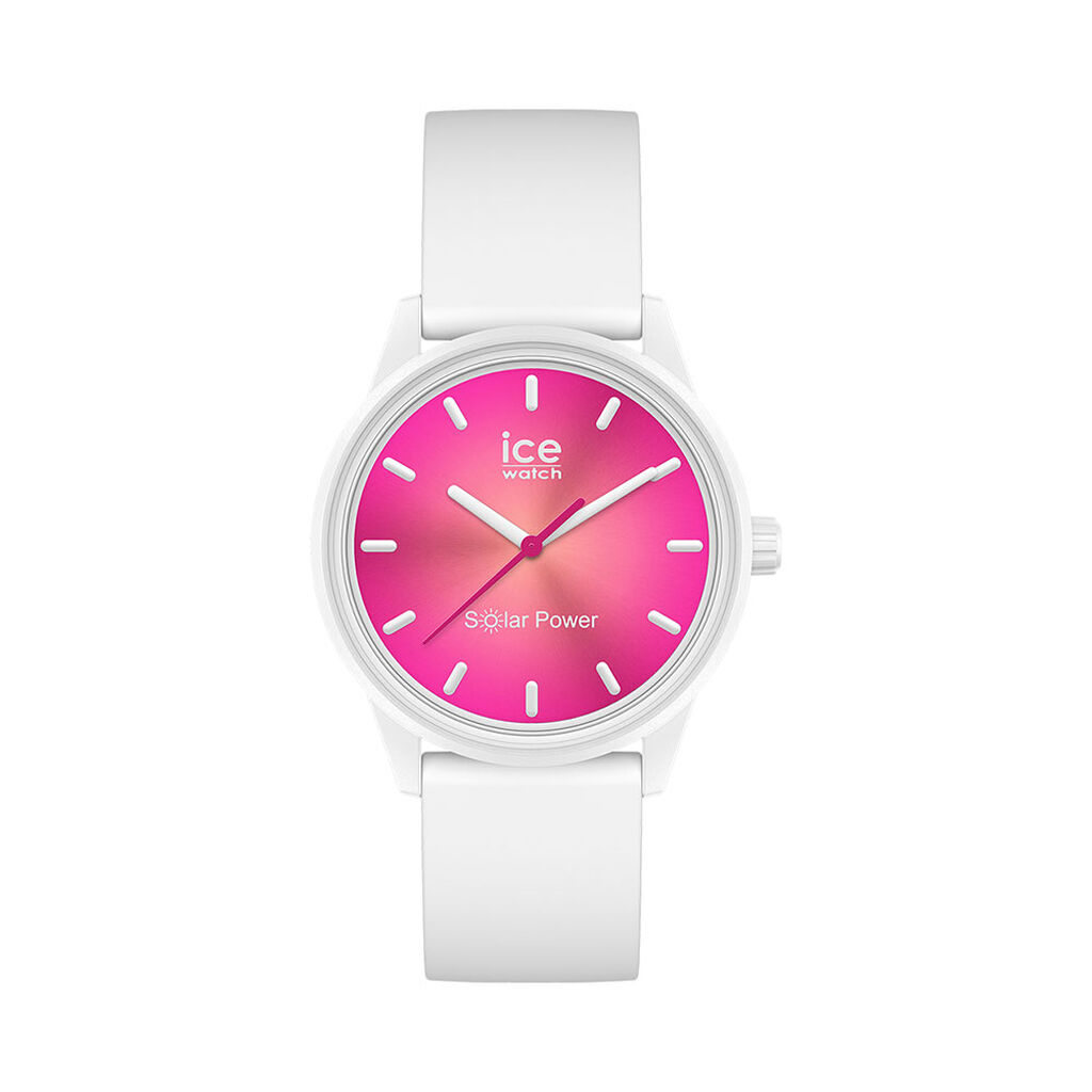 Montre Ice Watch Solar Power Blanc