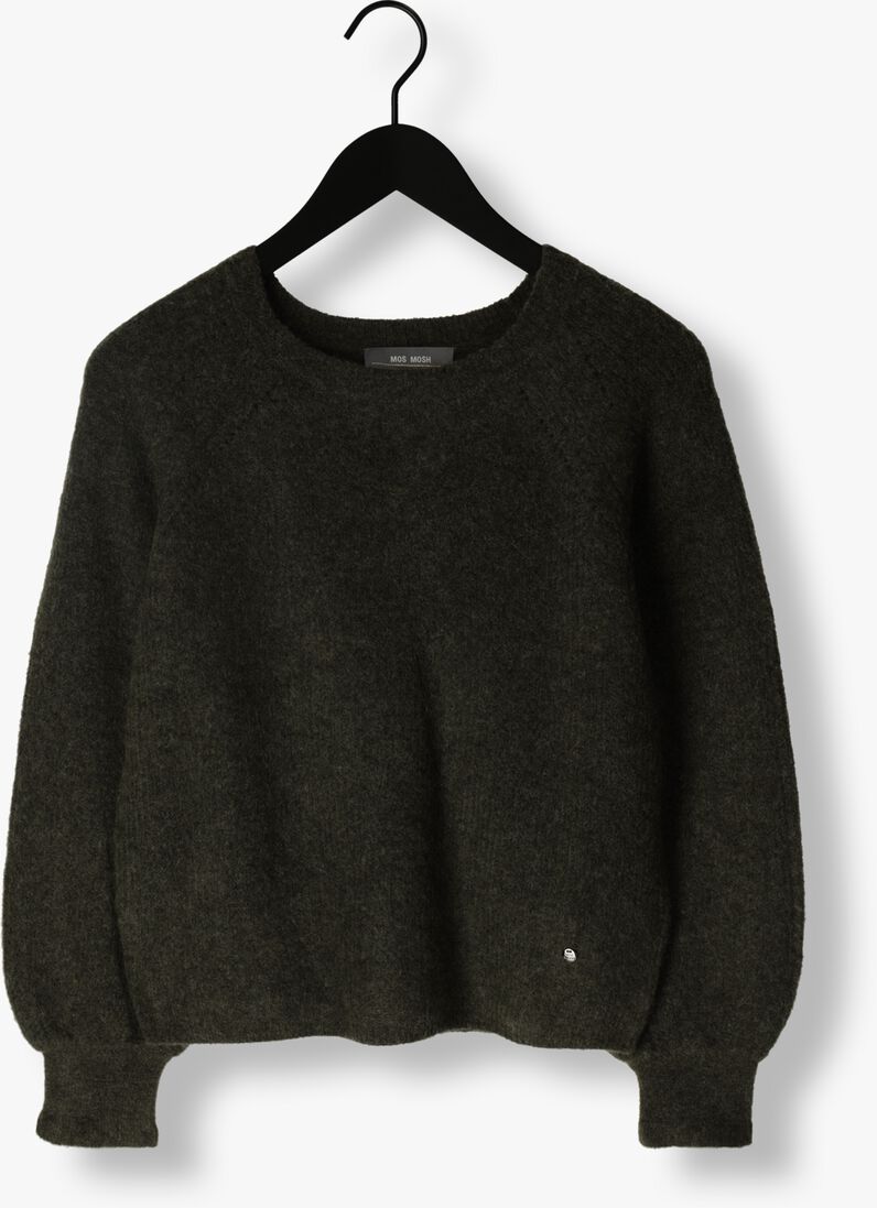 MOS MOSH donkergroene mos mosh trui talli ls knit