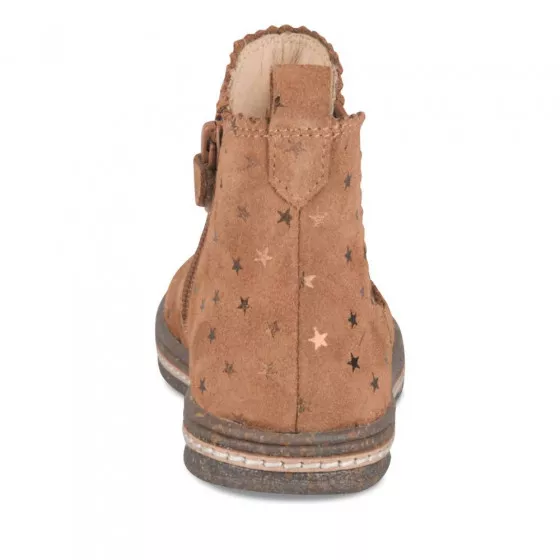 Bottines COGNAC MEGIS KIDS