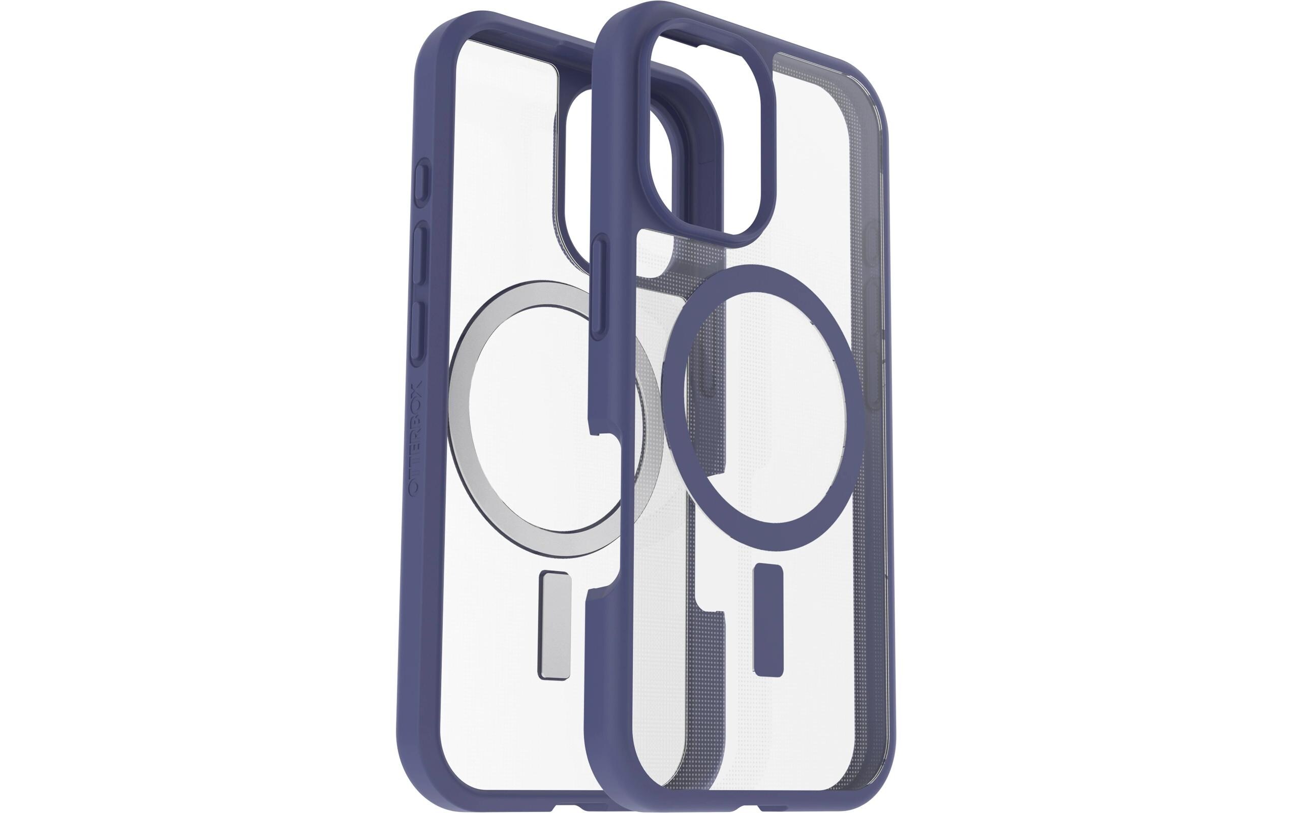 Back Cover React iPhone 16 Transparent/ViolettSchutzhülle für das Apple iPhone 16