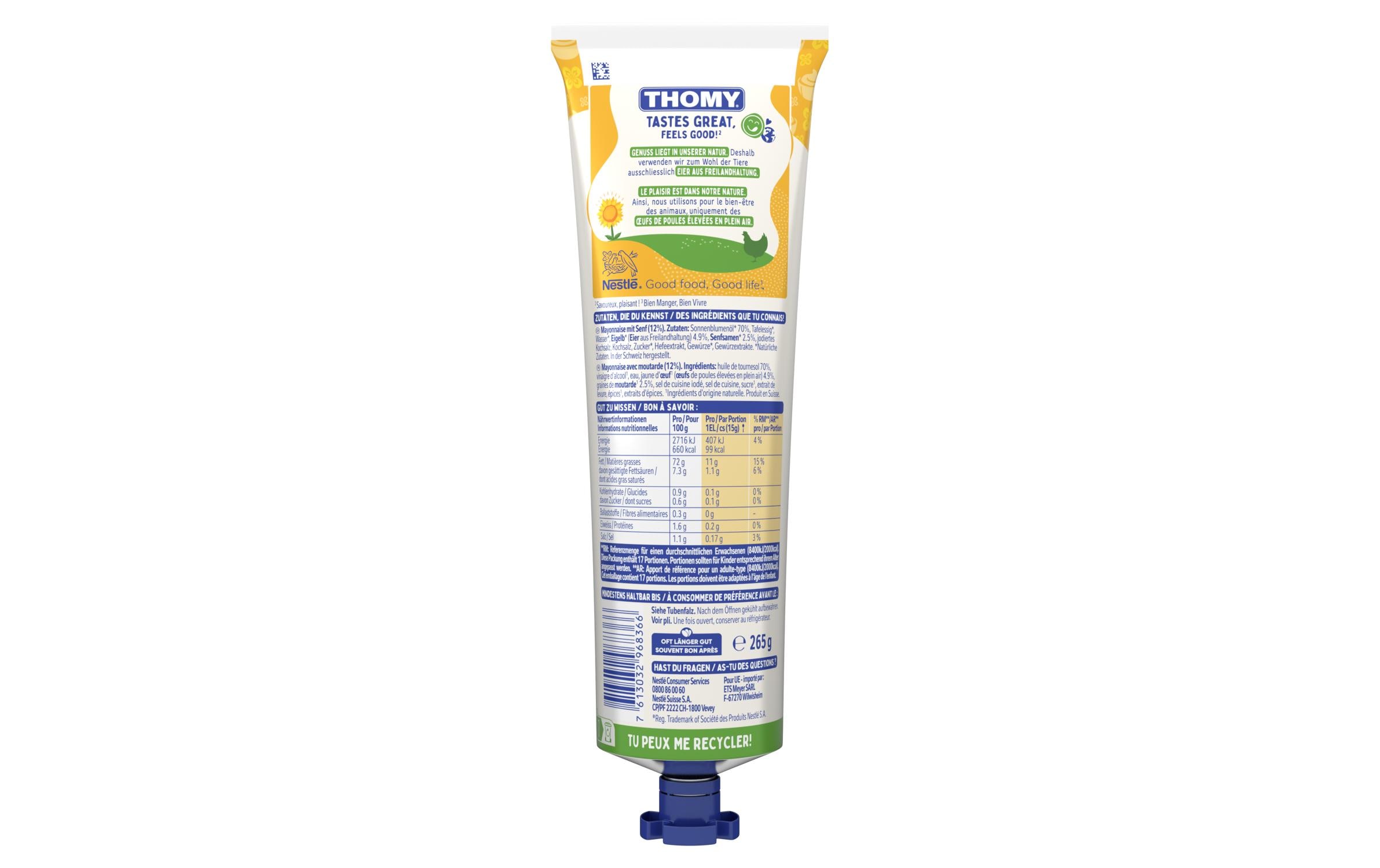 Mayonnaise mit Senf 2 x 265 gKöstliche Mayonnaise
