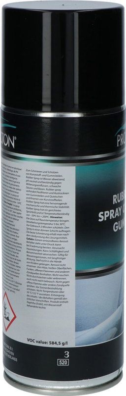 Protecton - Rubberspray - 400ml - Rubber Bescherming - Kunststof en Rubber
