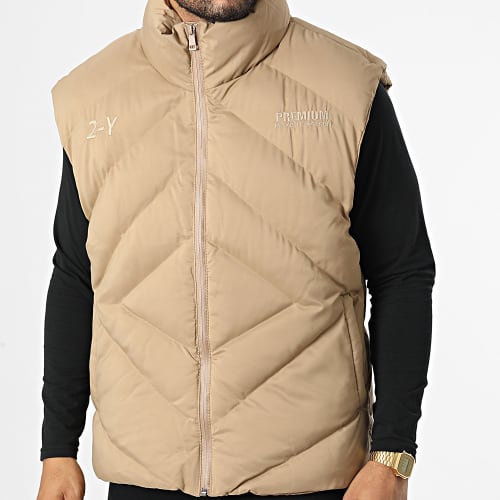 Doudoune Sans Manches MNT-10026 Camel
