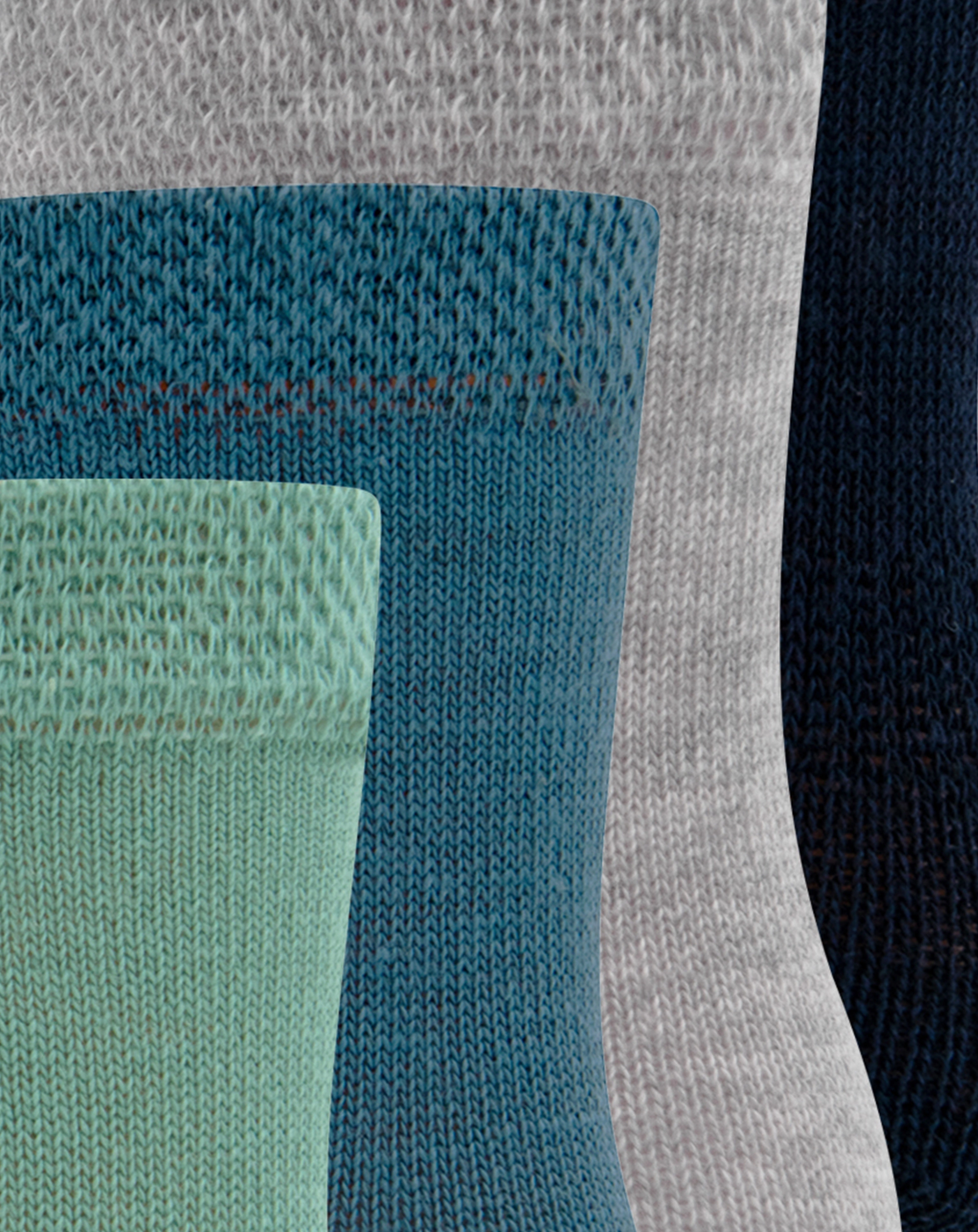 Socken UNI COLOUR 4er Pack in blau/grau