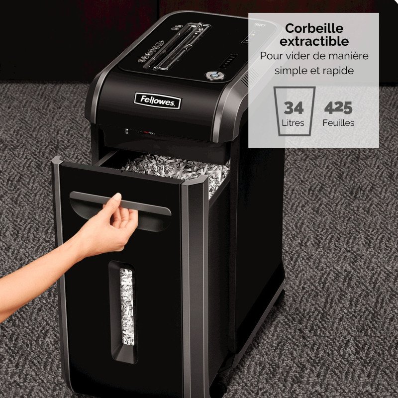 Destructeur Fellowes 99Ci - coupe croisée