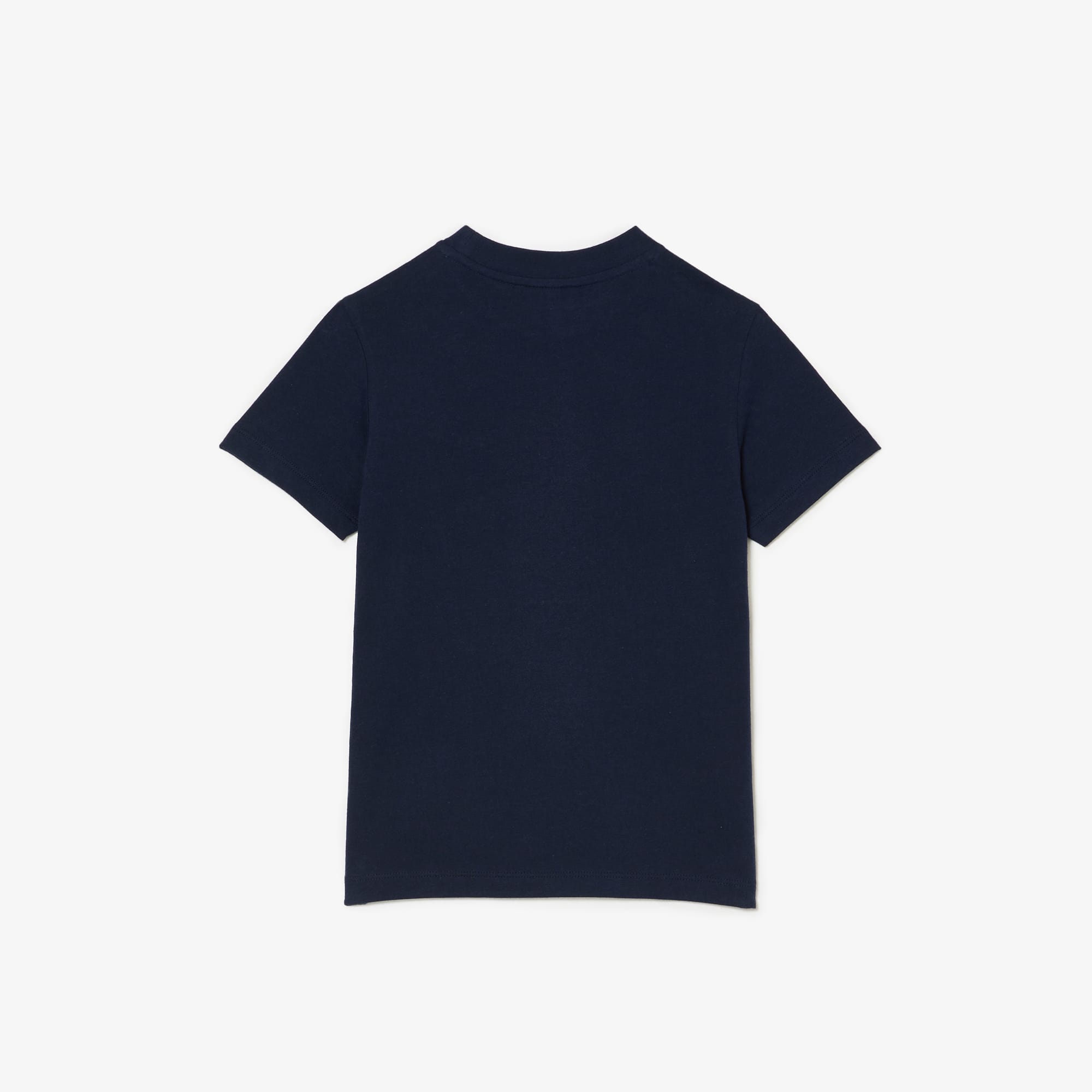 T-shirt uni en jersey de coton T-Shirts & Chemises - Bleu - Lacoste - Enfant