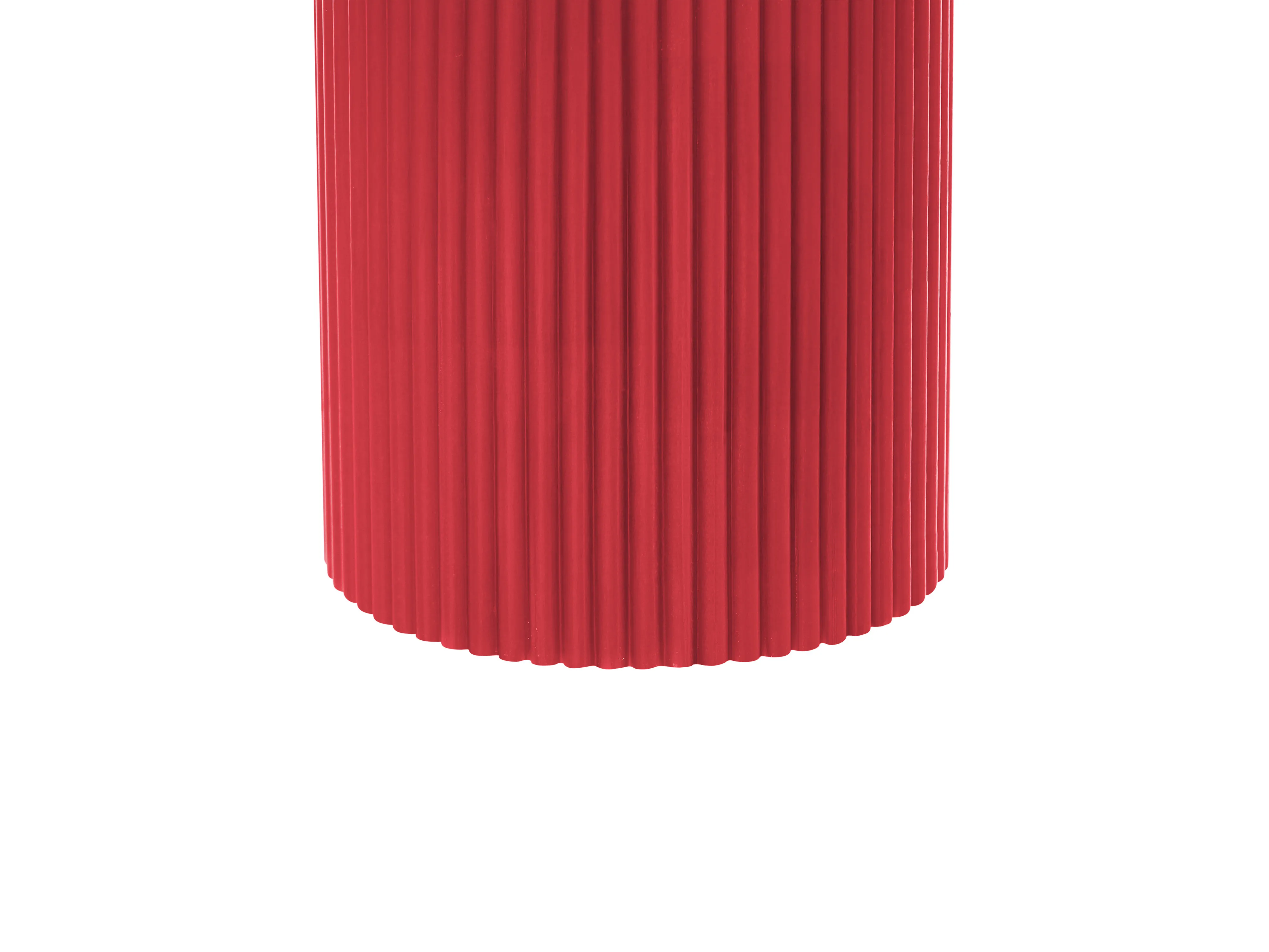 Set van 6 LED kaarsen NOISETTE 10/16 cm Rood