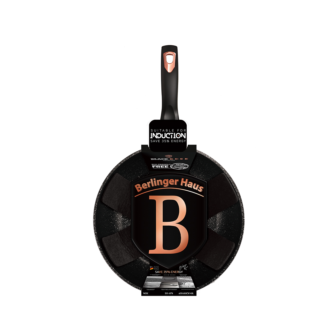 Berlinger Haus Wok Ø 30 cm Black Rose Collection