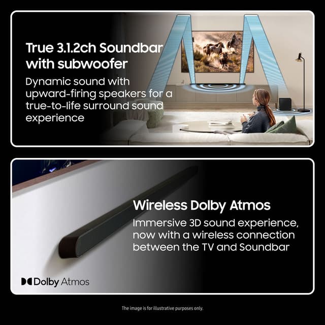 Samsung 3.1.2ch HW-S810D soundbar (sort)