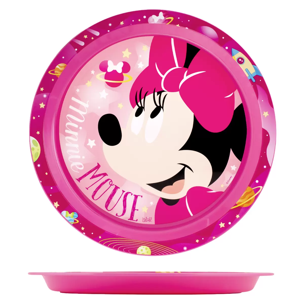 Teller Minnie Mouse Rosa