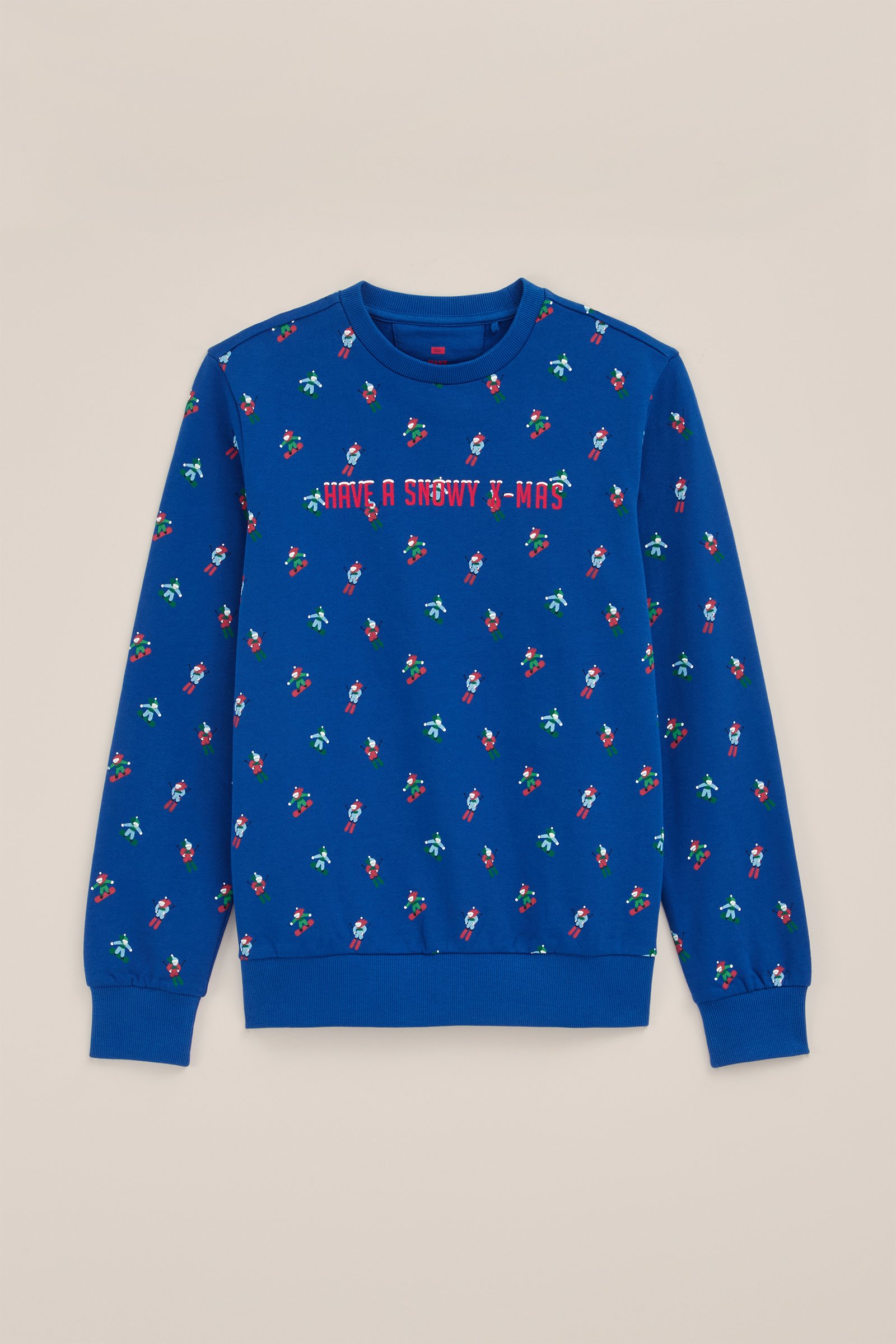 Jongens sweater met dessin WE Fashion Kobaltblauw