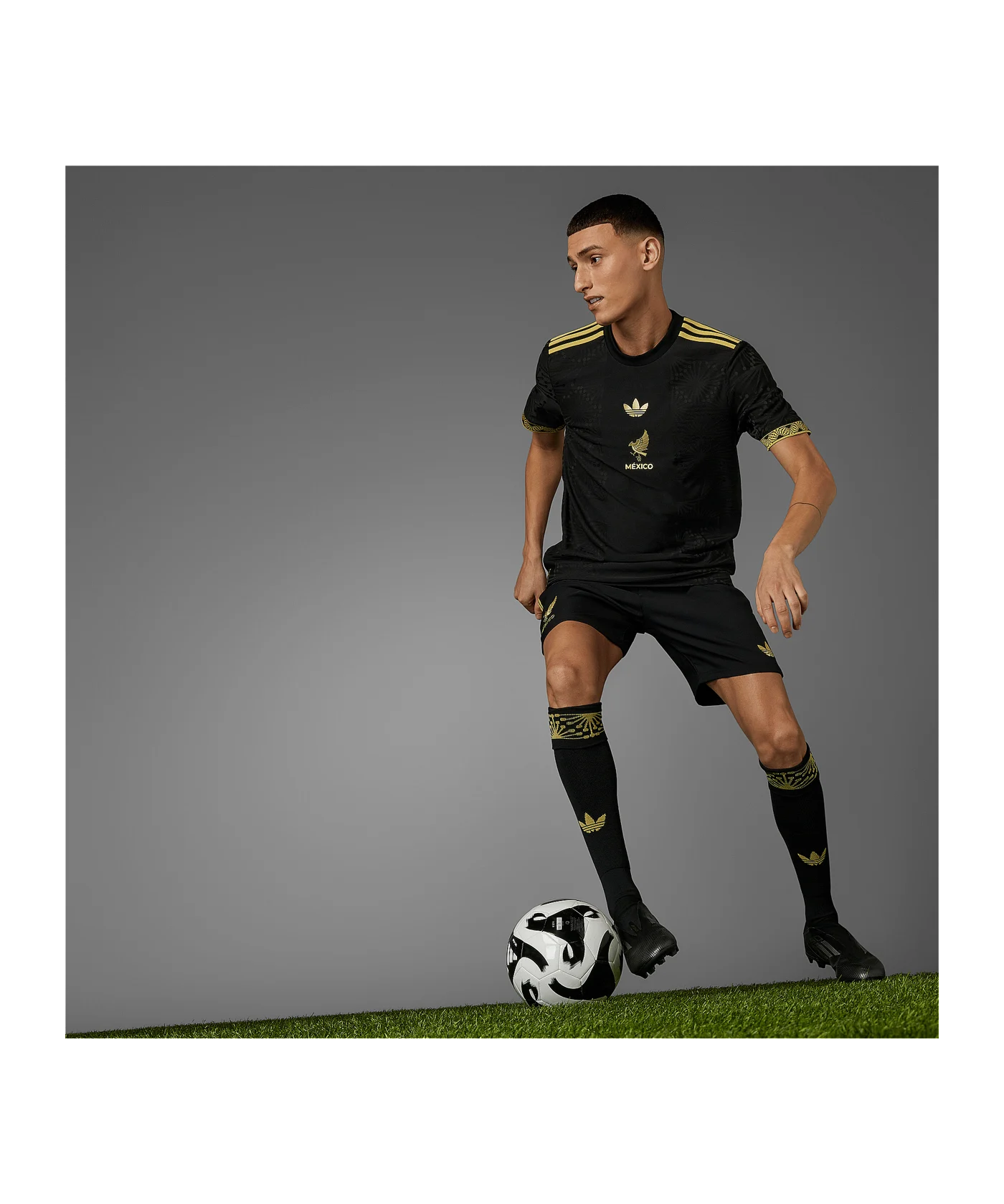 adidas Mexico Trikot 2025 Schwarz