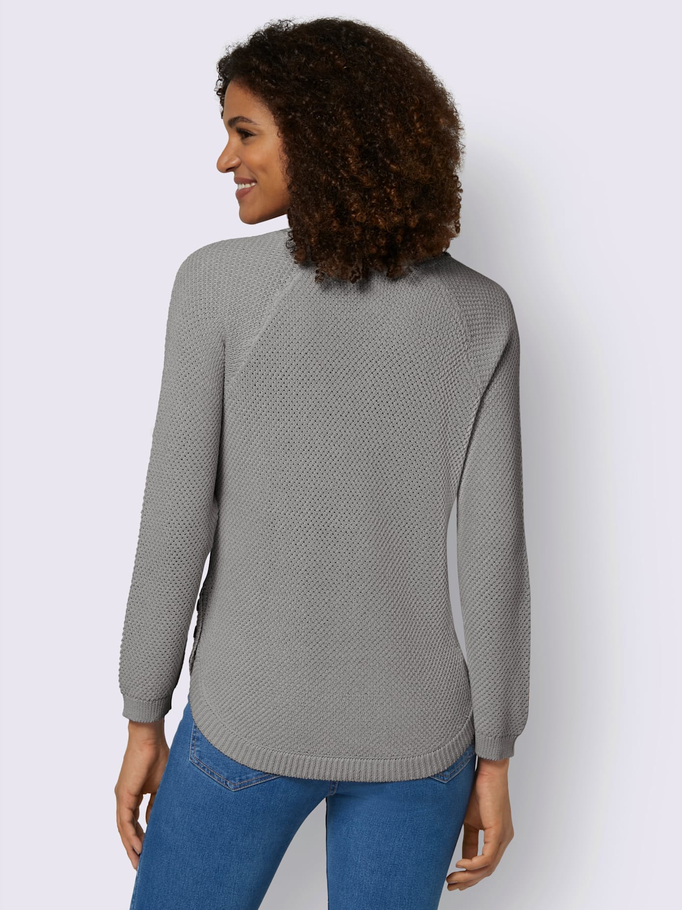 Pull encolure ronde 50% coton