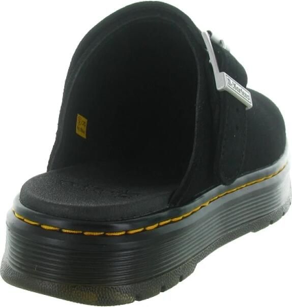 Dr. Martens Klompen Brookline Mule Black Bronx Suede