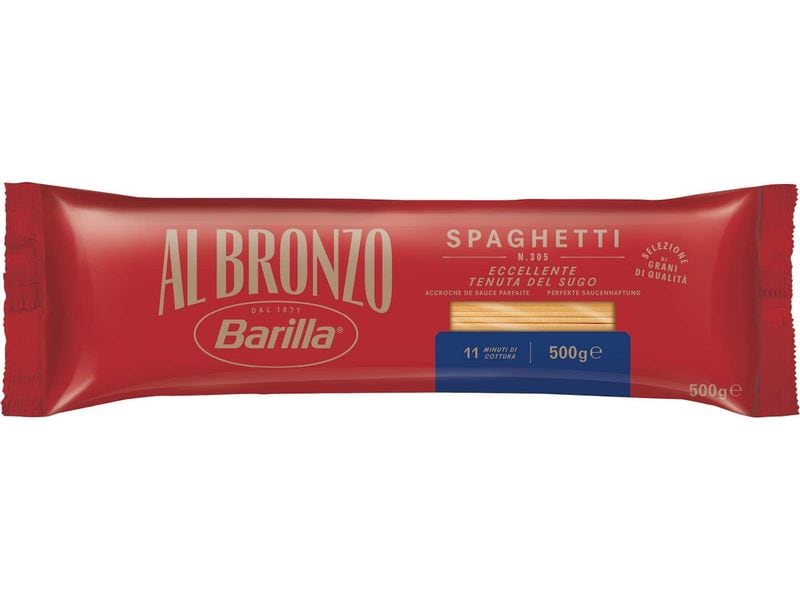 Barilla Teigwaren Al Bronzo Spaghetti 500 g Pasta aus Hartweizengriess