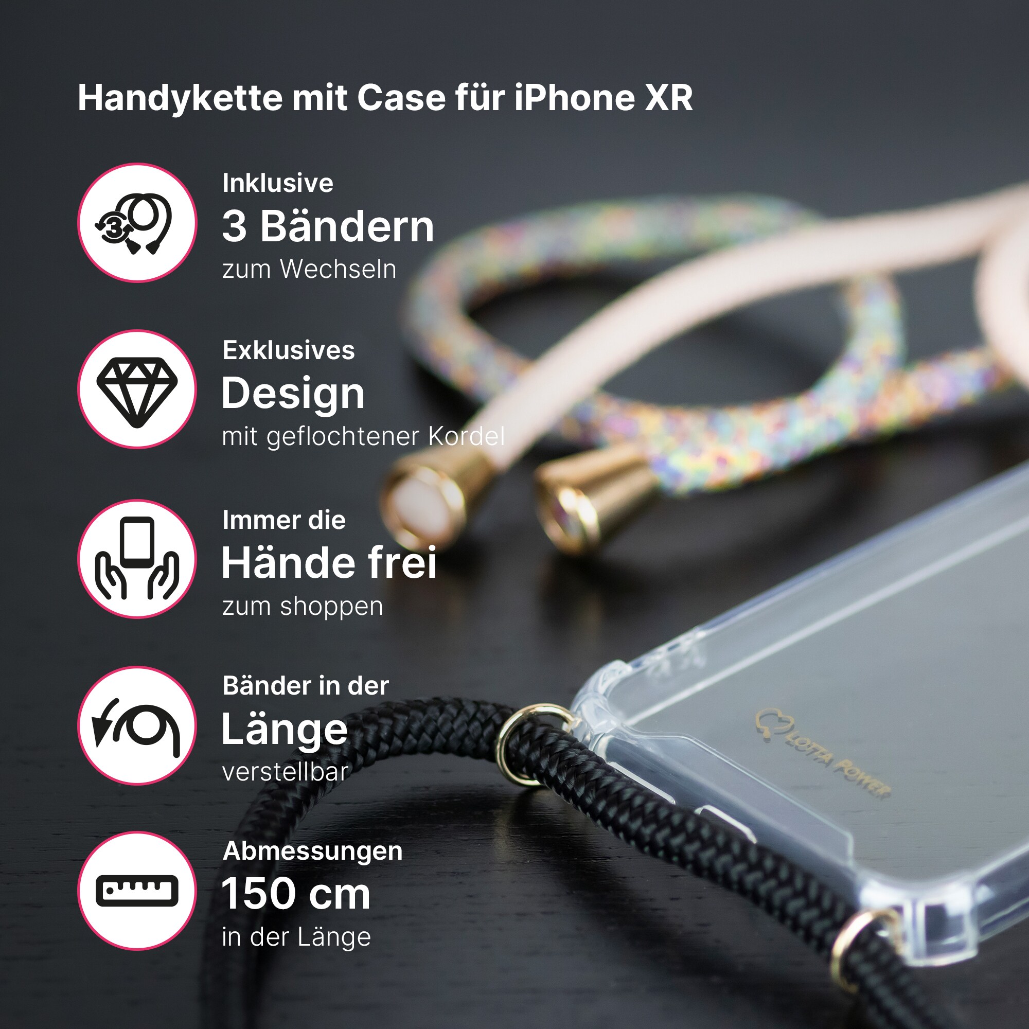 Lotta Power DIVERS SoftCase Handy-Kette iPhone (XR)