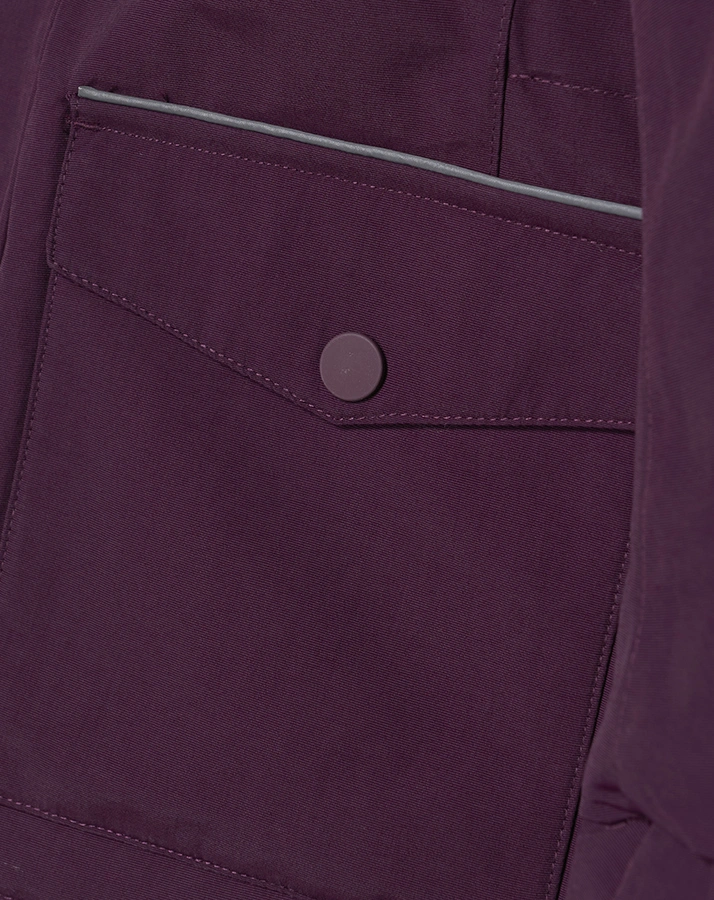 Parka VINTER mit Kunstfellbesatz in potent purple