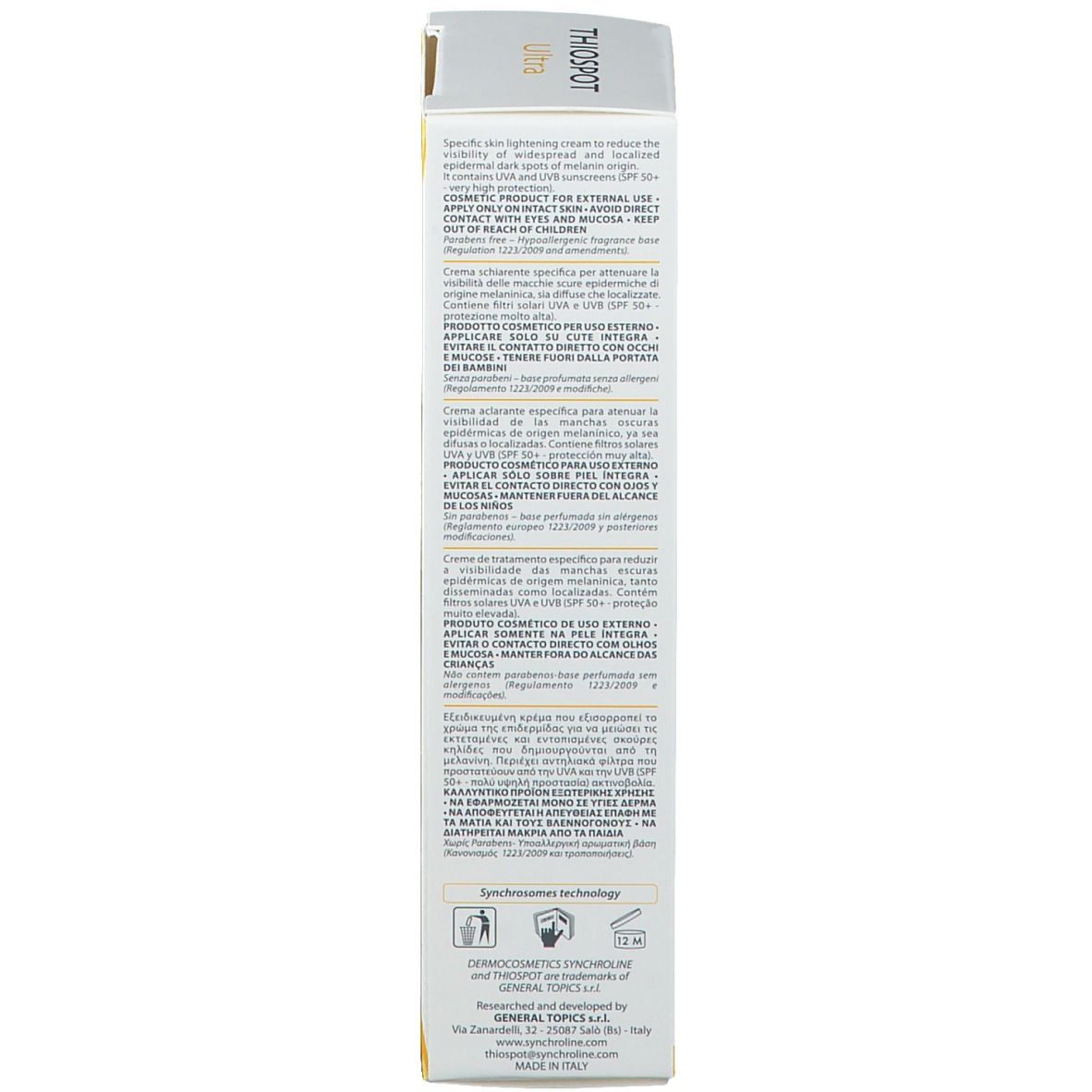 Synchroline Thiospot Intensive Cream