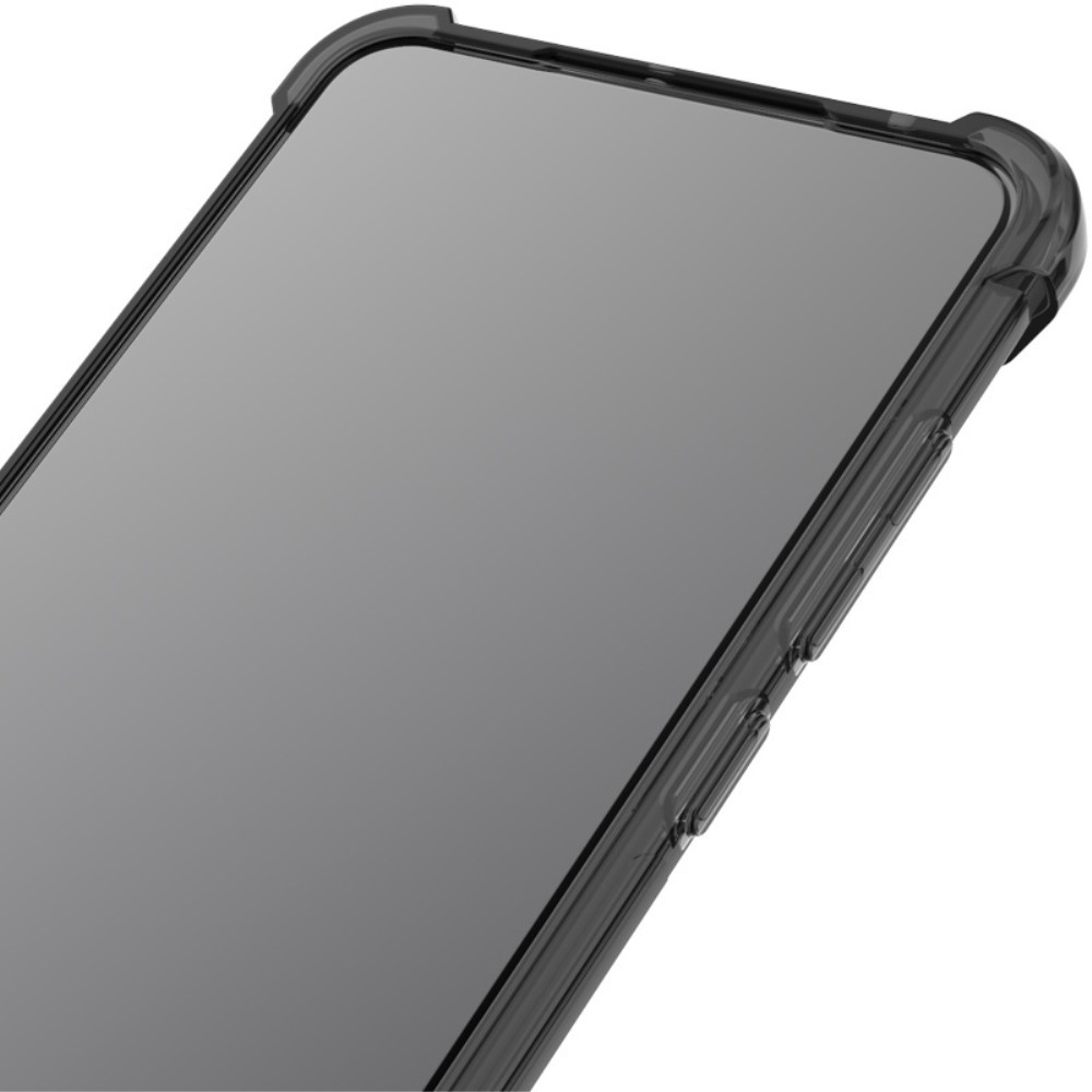 Samsung Galaxy A55 Gummi Hülle Air Cushion Fallschutz - Schwarz / Transparent