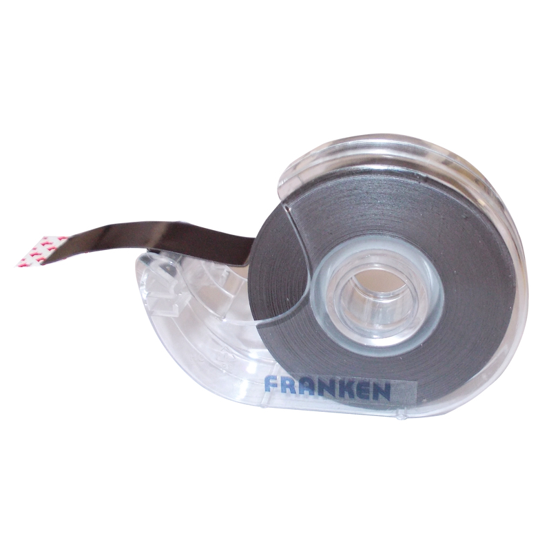 Franken Magnetband 19 mm x 8 m, selbstklebend, anthrazit, 1 Stück