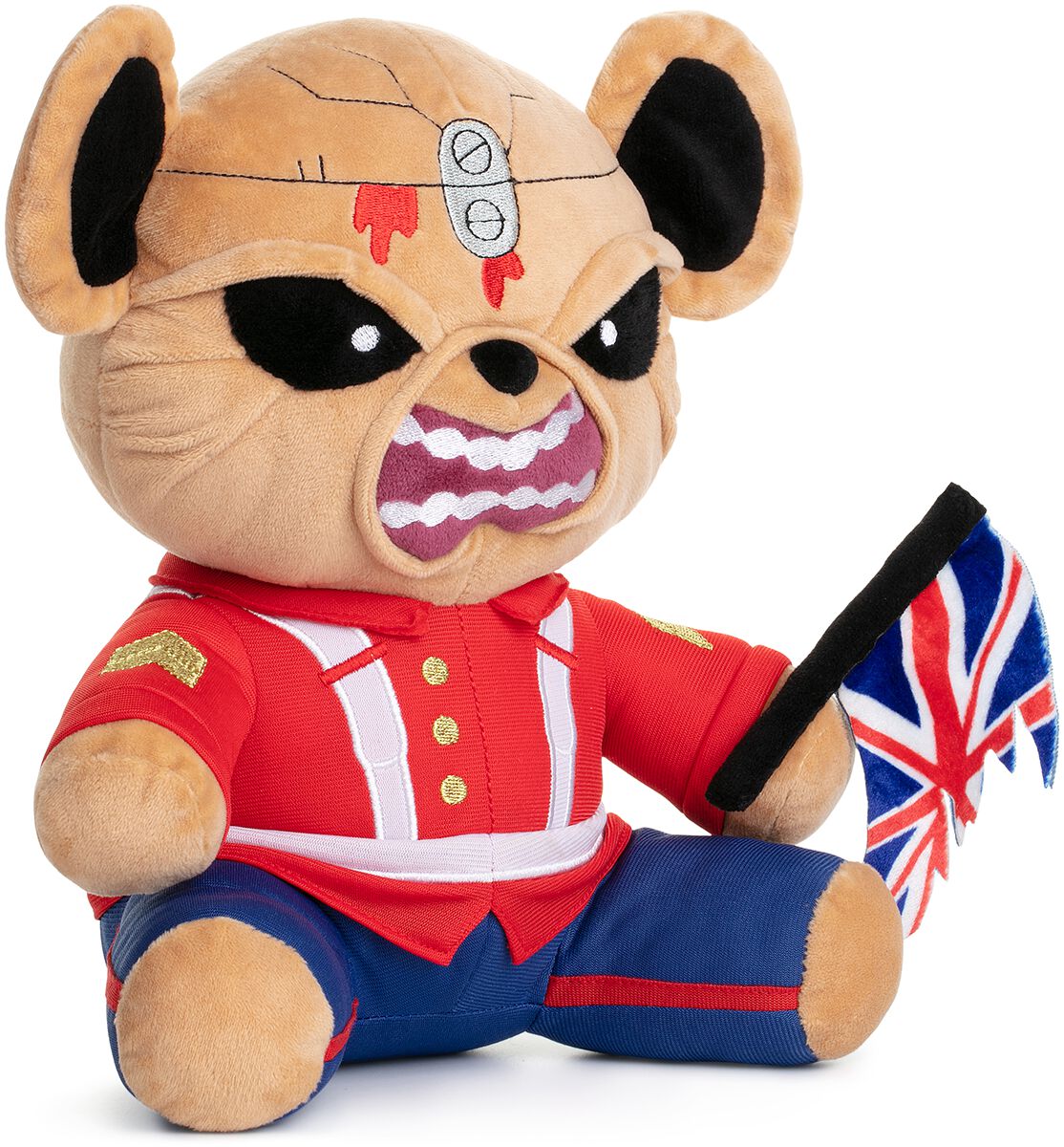 Eddie der Trooper Teddy Plüschfigur | Iron Maiden Figurine en peluche