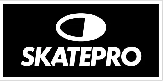 SkatePro Waterproof Logo Klistermærke - Skateboards