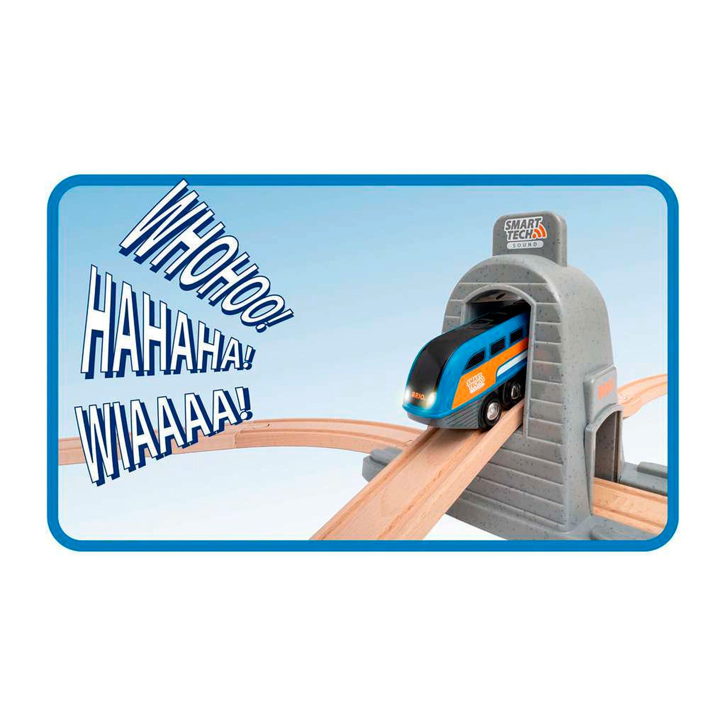 BRIO Action Tunnel Reisezug Set