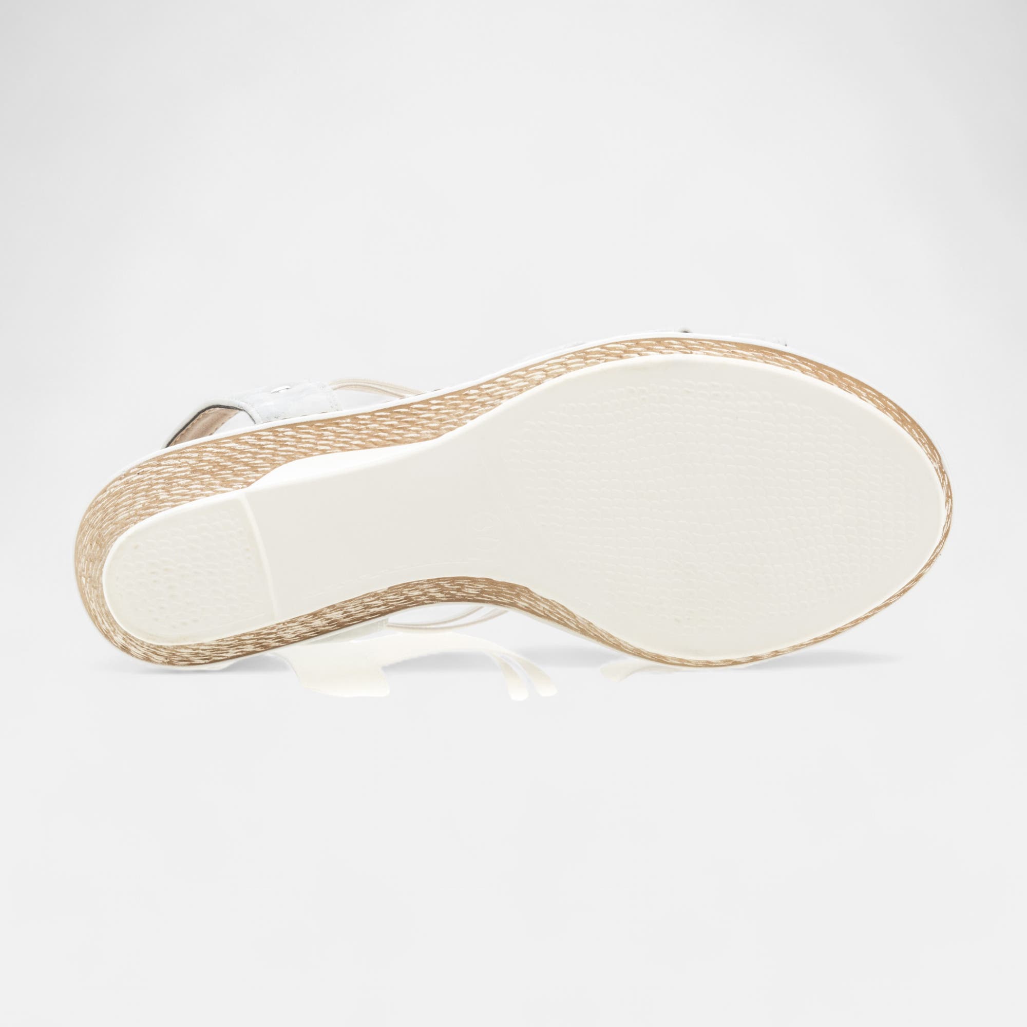Sandales à talon compensé Femme blanc