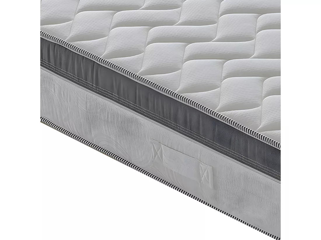 Matelas mémoire de forme à 9 zones différenciées 26cm de hauteur modèle Plus 100x190 cm
