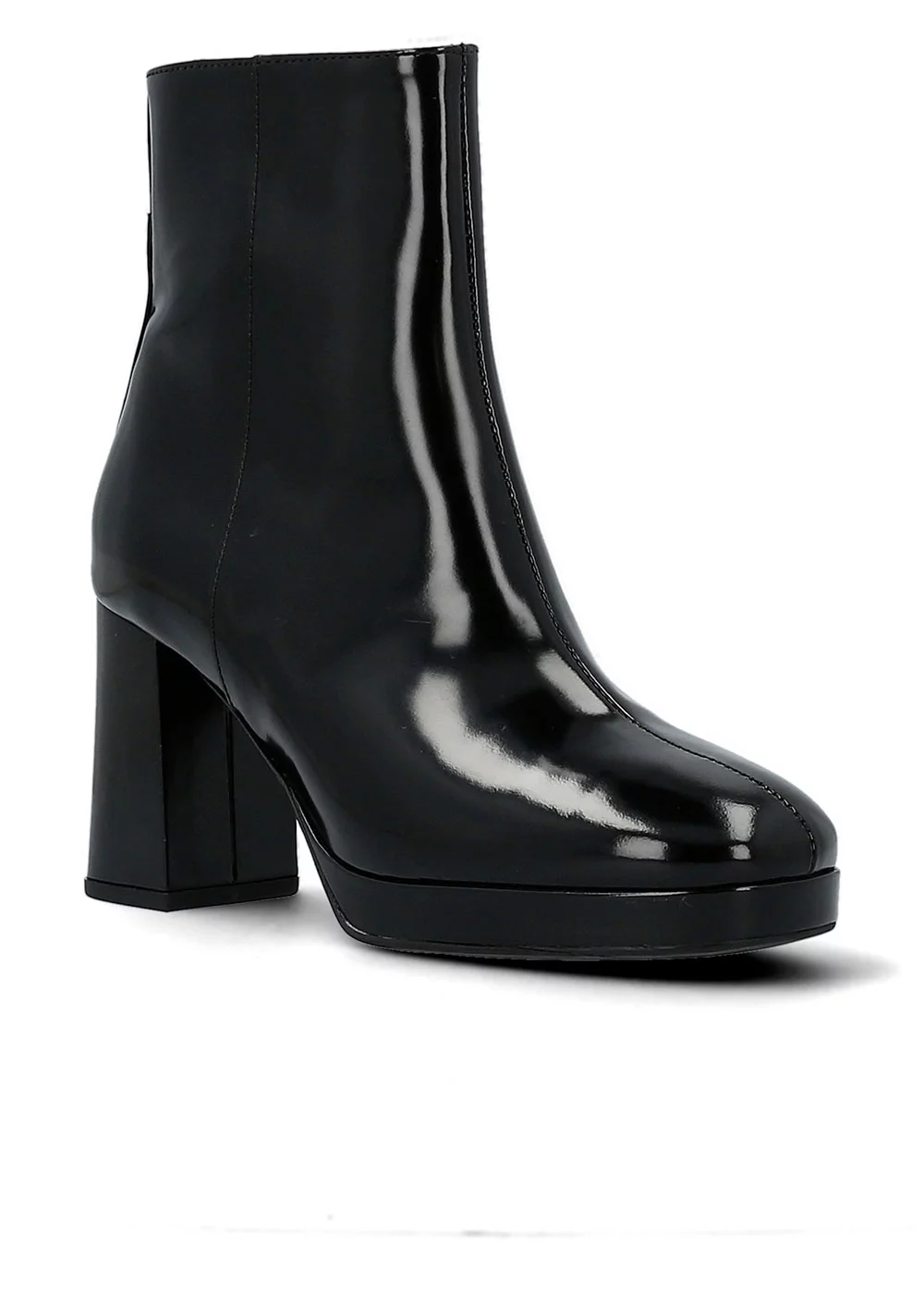 BOOTS PLATEAU SERAPHINE SPAZZO SPAZZOLATO NOIR