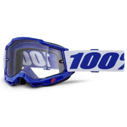 Masque cross 100% ACCURI 2 ENDURO MOTO - Clair 2025 - Bleu