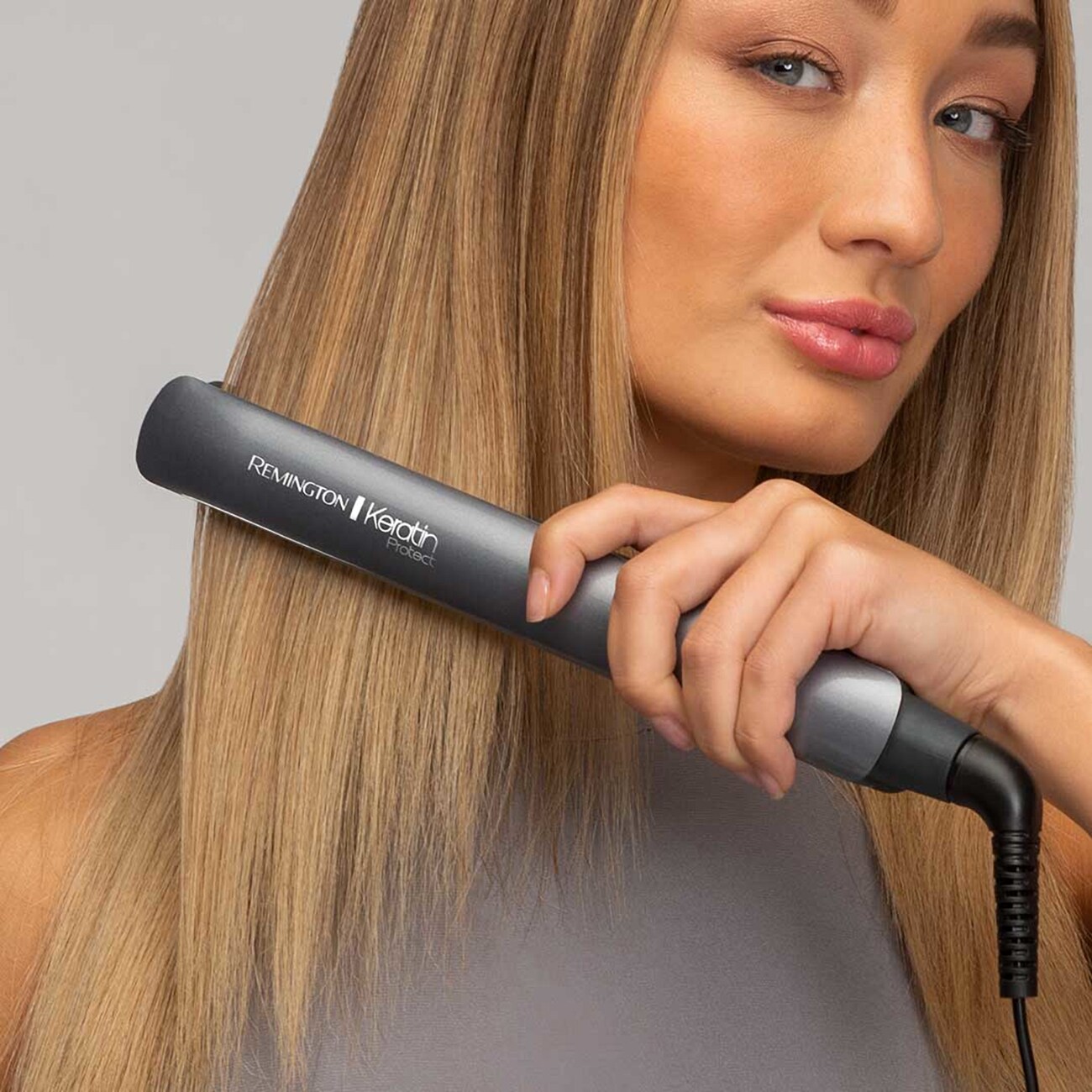 Remington S8598 Keratin Protect grau Glätteisen