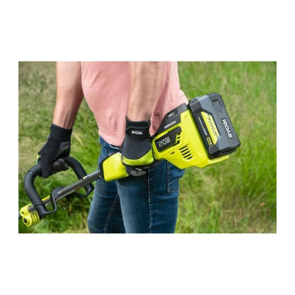 Max power coupe-bordures sans fil 36v brushless - ø coupe 33 cm - tete ø fil 2x2mm - expand-it™ - sans batterie ni cha