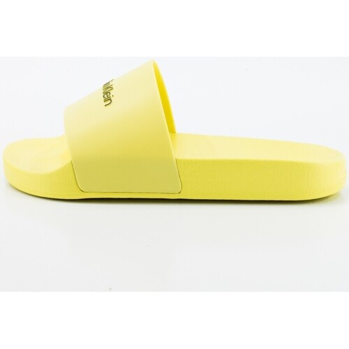 Calvin Klein Jeans - CHANCLASPOOL SLIDE RUBBER AMARILLO Amarillo