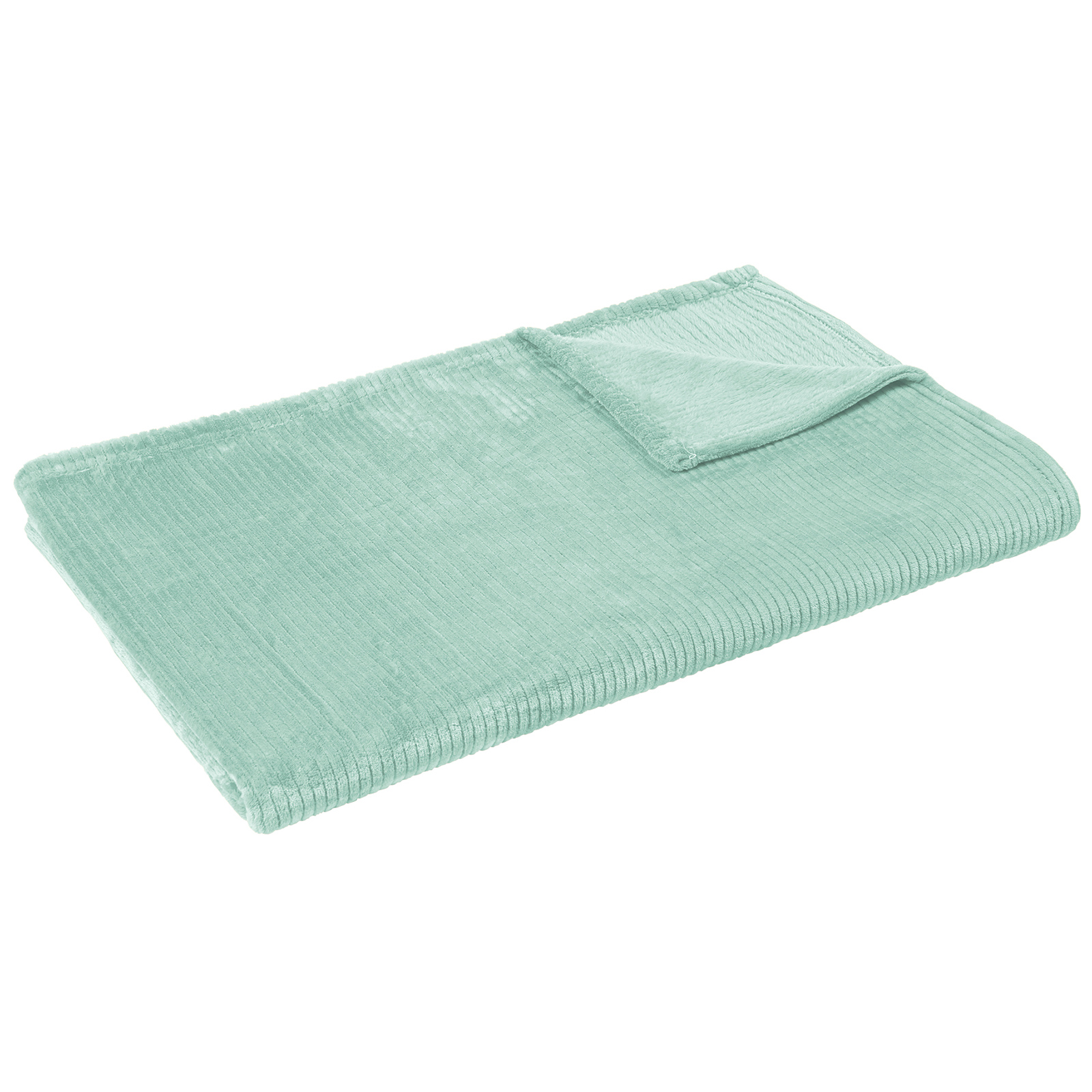 Luca Bessoni Flanelldecke - salbei - 140x190 cm