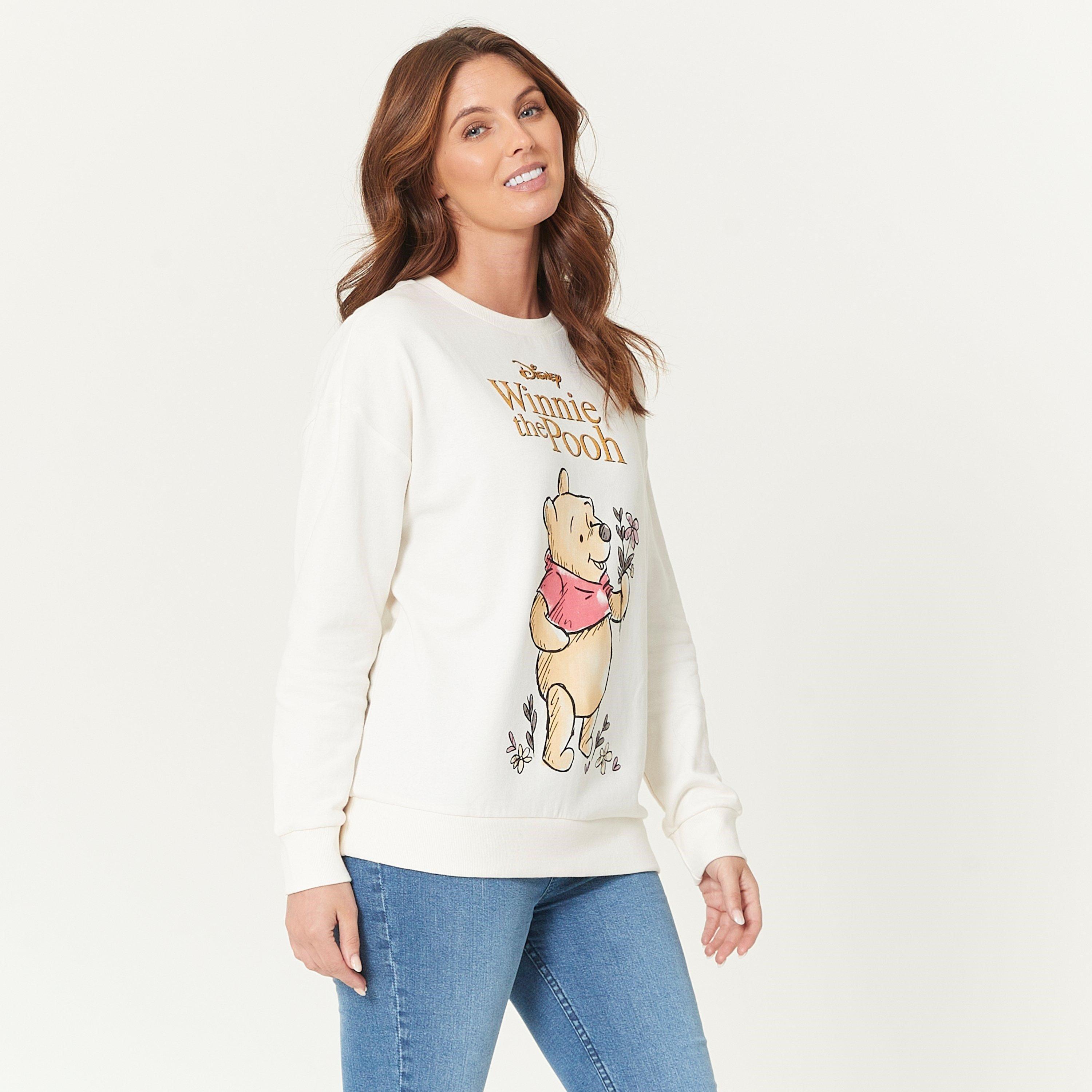 Character Disney Flower Detail Graphic Sweat