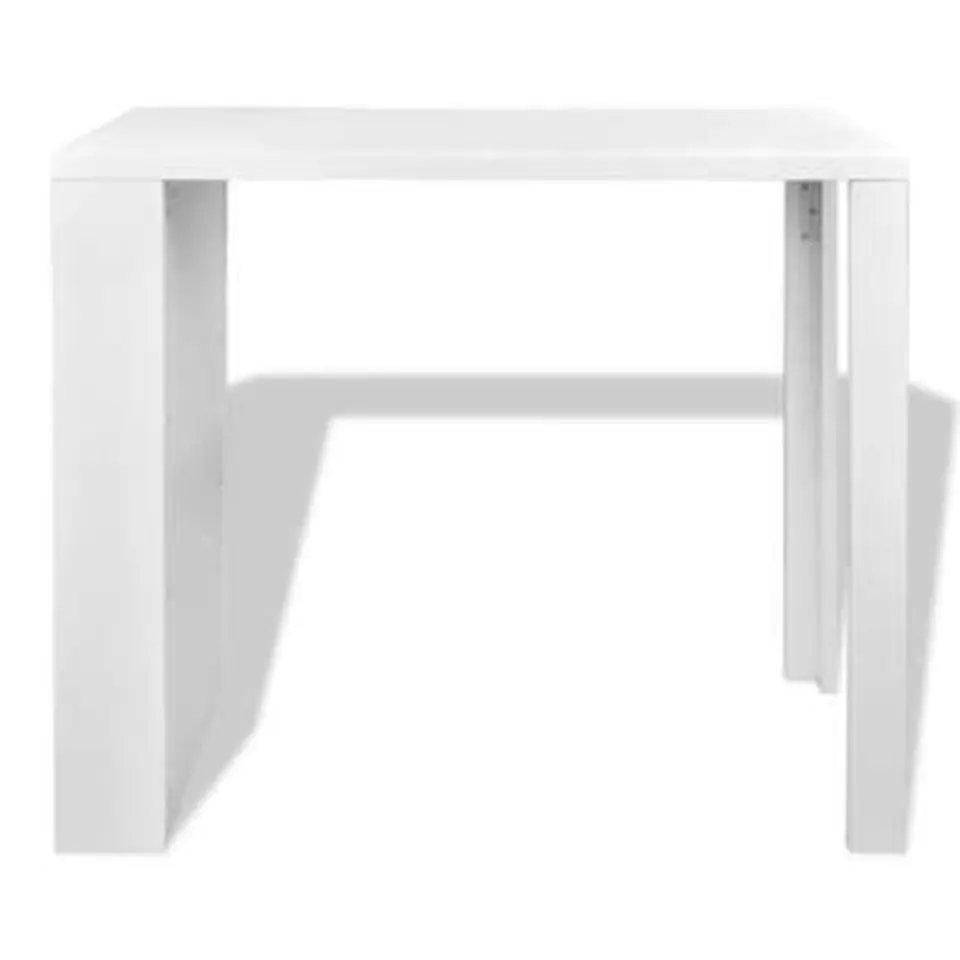 vidaXL - Bartafel - Wit - MDF