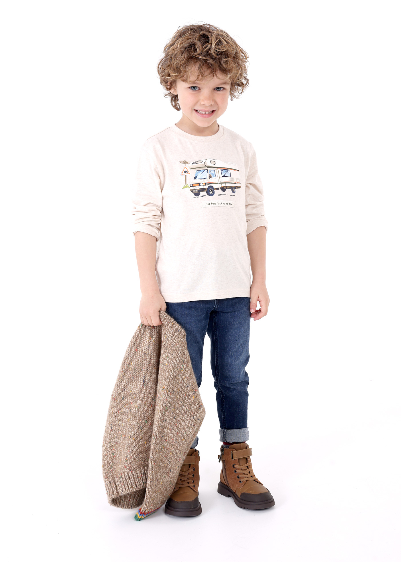 Camiseta estampada Better Cotton para meninos