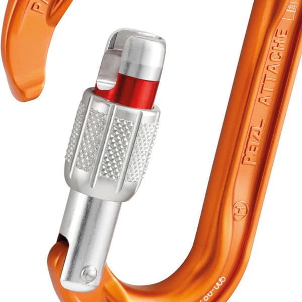 Mousqueton escalade PETZL ATTACHE SCREW-LOCK