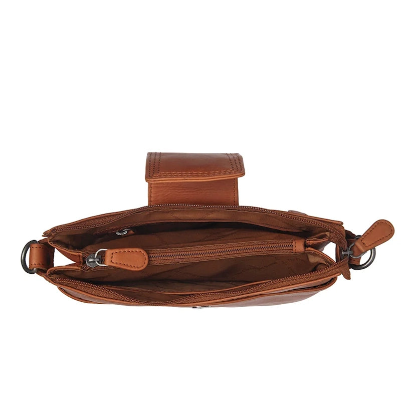 Chesterfield Brand Calora Schoudertas Cognac