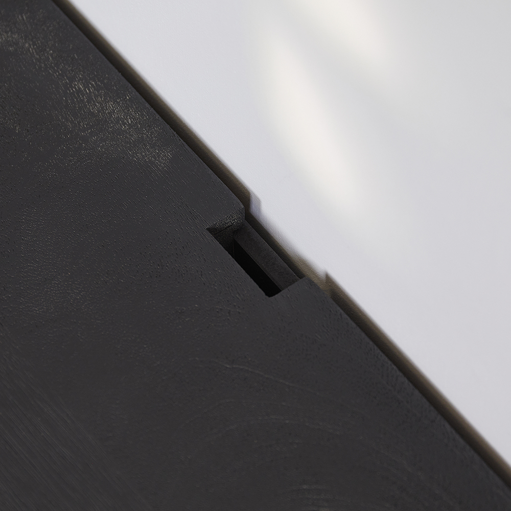 Zwevend Tv-meubel All Black 120