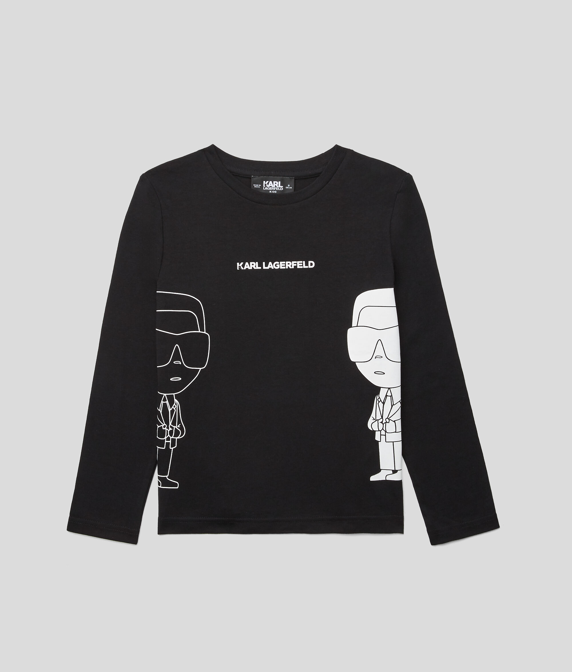 T-SHIRT À MANCHES LONGUES POUR ENFANT À DOUBLE MOTIF KARL K/IKONIK