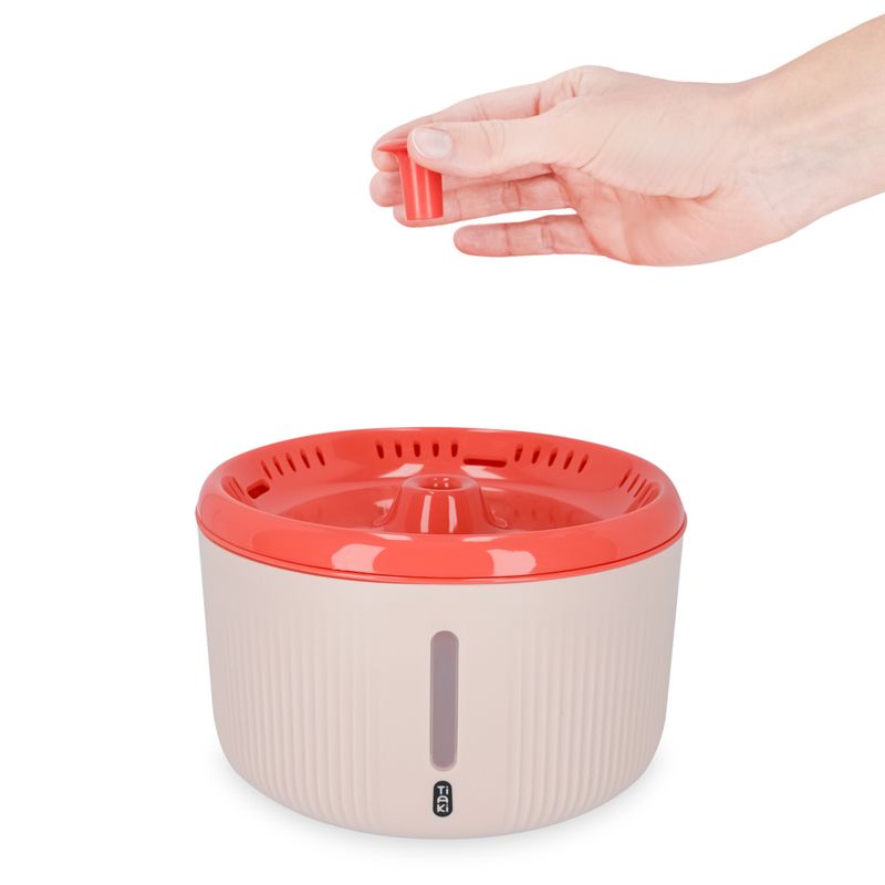 Fontaine à eau TIAKI Starfish en plastique, 2 litres pour chat