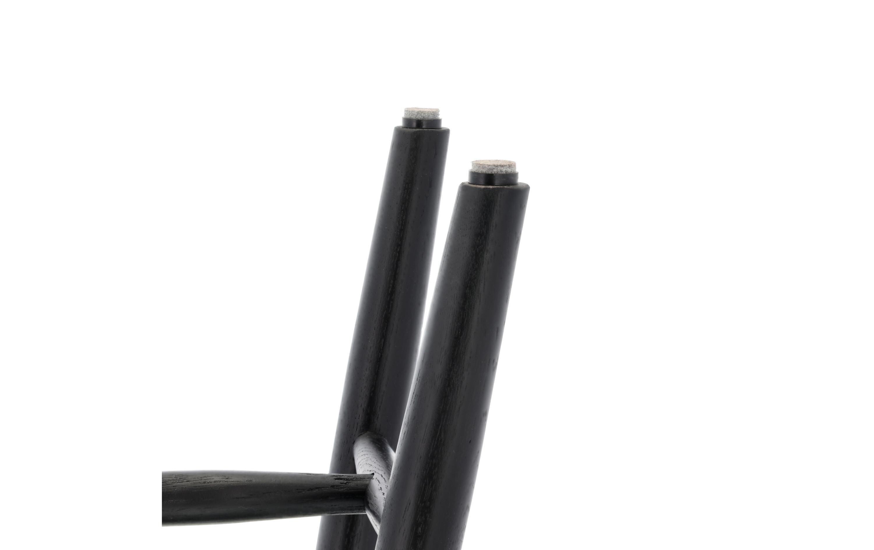 Sitzbank Bast 90 x 45 cm, Schwarz<br>Sitzbank aus Holz